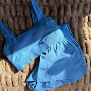 Abercrombie & Fitch Blue Bra and Shorts Set